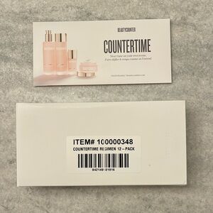 Beautycounter countertime regimen samples 12 PACK!!